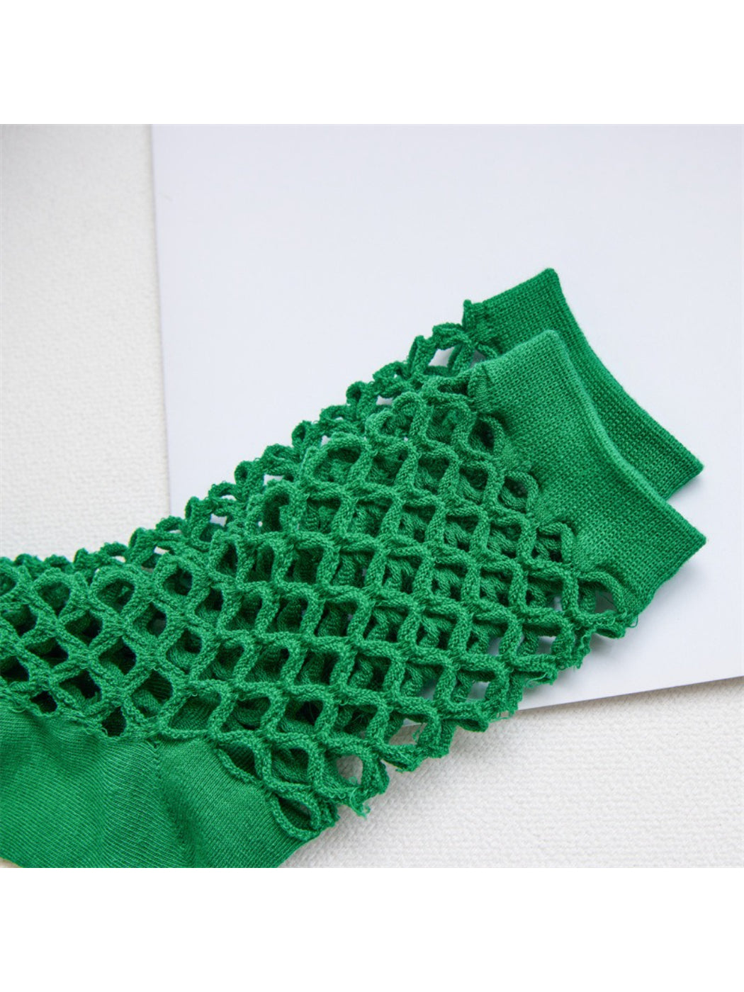 Rufia - Openwork Panel Crew Socks