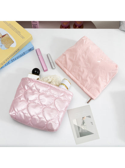 Cosbai - Minimalist Pattern Cosmetic Organizer Bag