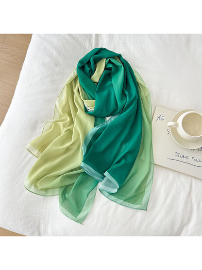 Scarvii - Soft Gradient Flow Chiffon Scarf