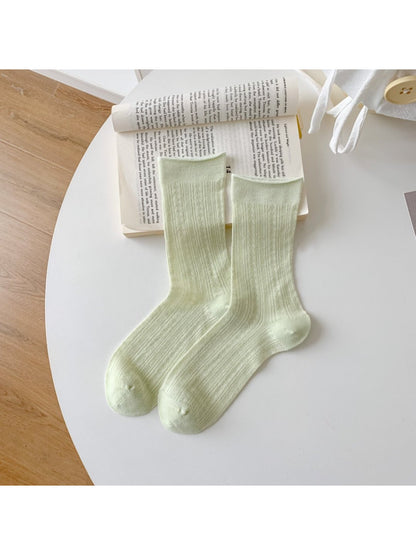 Rufia - Lightweight Modal Ribbed Crew Socks