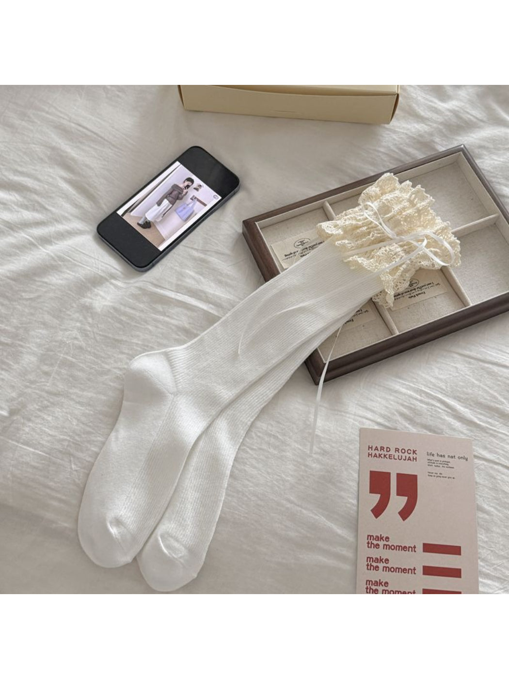 Rufia - Soft Lace Detail Crew Socks product image 7