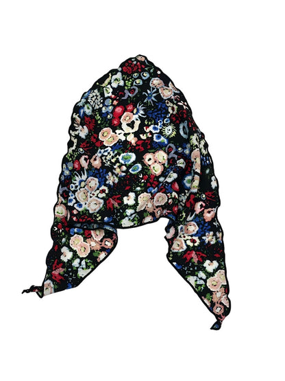 Scarvii - Retro Floral Triangle Head Wrap Bandana