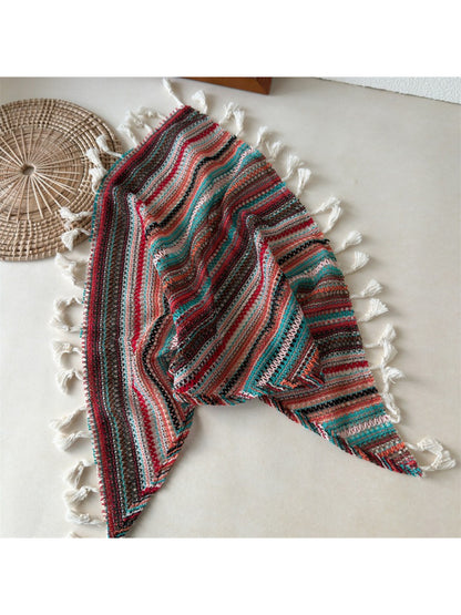 Scarvii - Multicolor Zigzag Triangle Headband