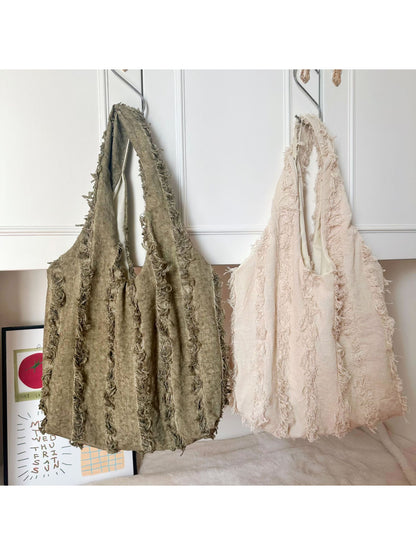 Cosbai - Elegant Soft Texture Shoulder Tote