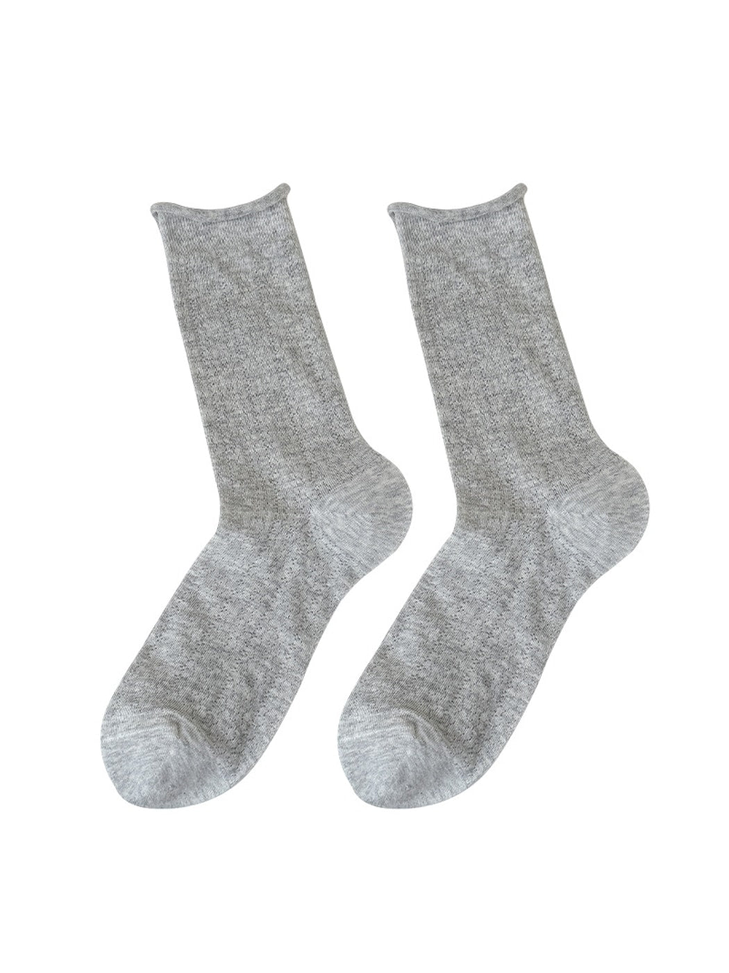 Rufia - Women's Minimal Mesh Knit Crew Socks