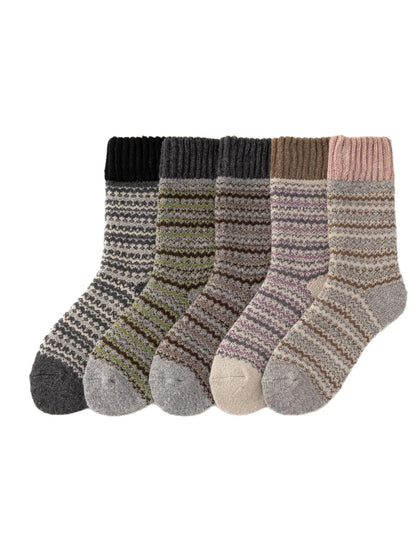 Rufia - Women's Thick Autumn Crew Socks