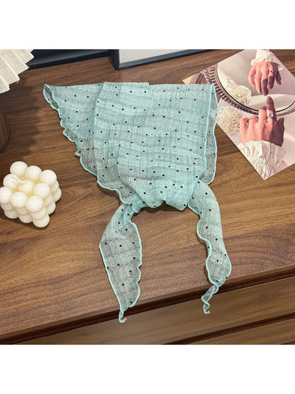 Scarvii - Simple Point Print Triangle Bandana