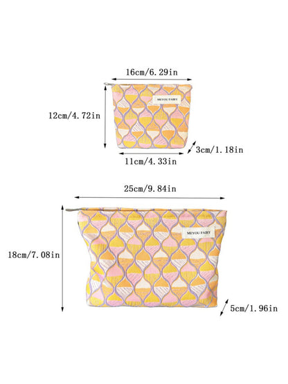 Cosbai Retro Pattern Makeup Pouch product image