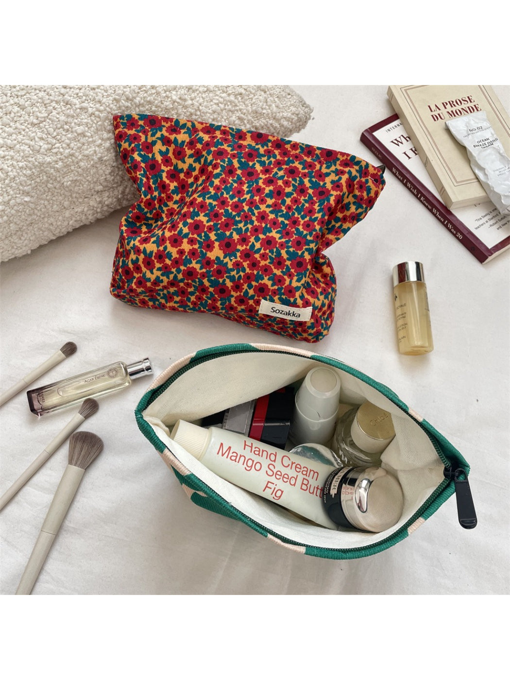 Cosbai - Printed Everyday Cosmetic Pouch