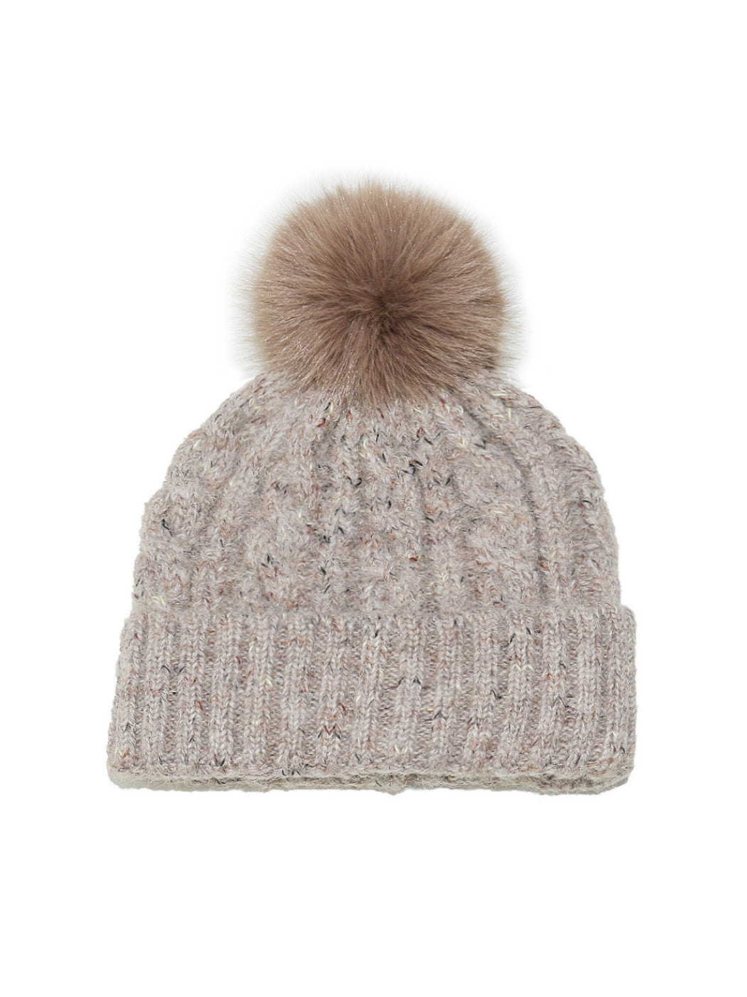 Haila Chunky Knit Pom Pom Beanie