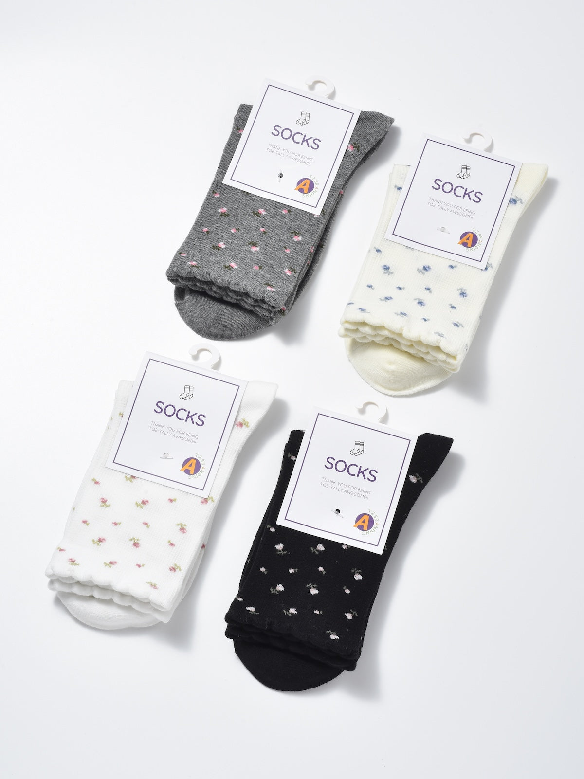 Rufia - Ditsy Floral Crew Socks