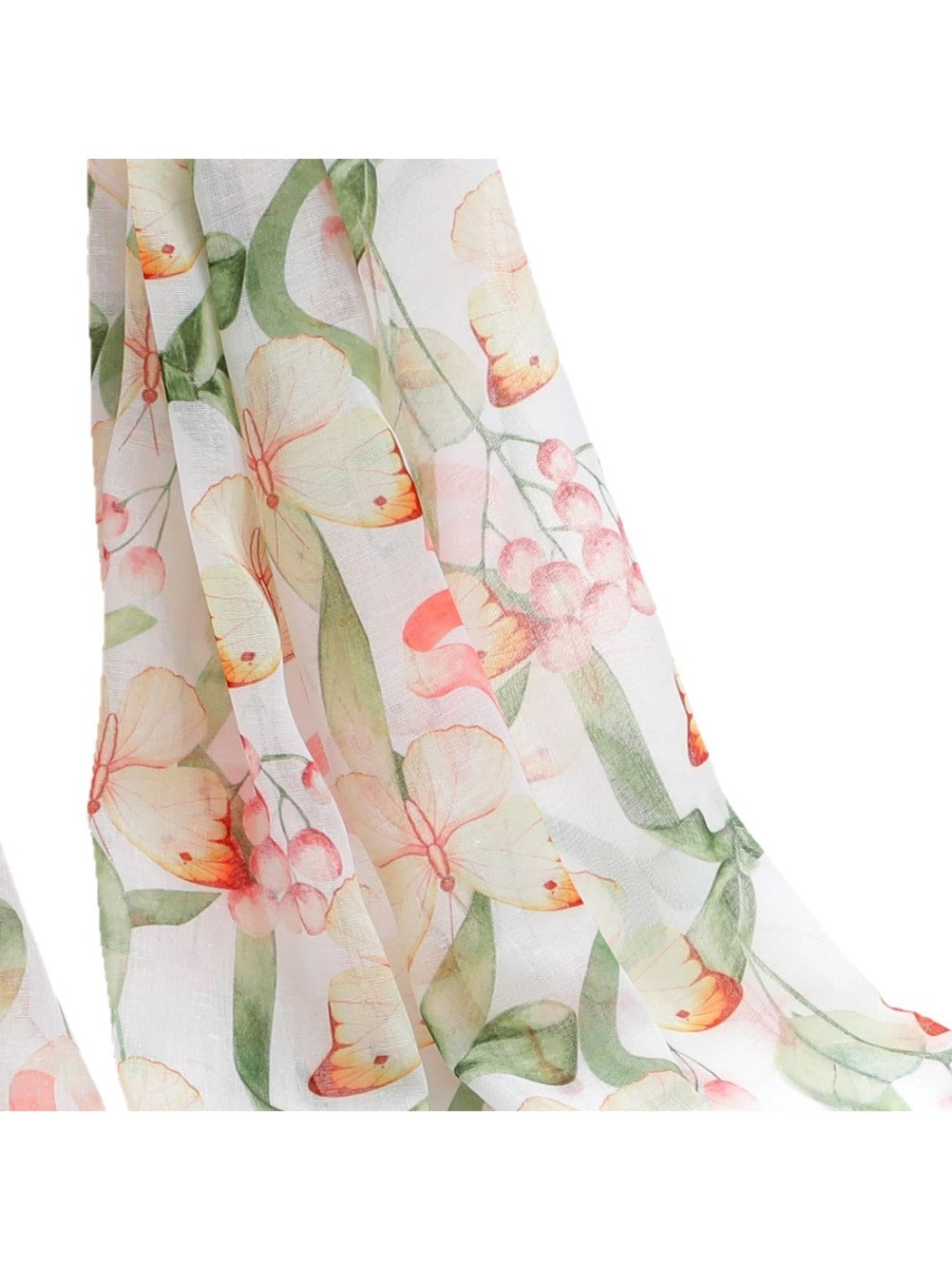 Scarvii - Butterfly Print Lightweight Travel Scarf