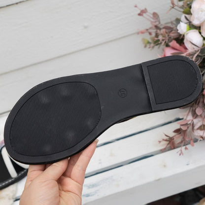 Sado Flat Rhinestone Sandals product shape