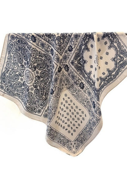 Scarvii - Patchwork Paisley Patterns Square Scarf – Retro & Chic