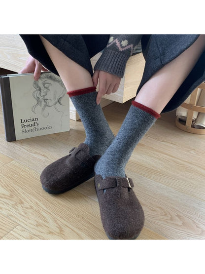 Rufia - Soft Roll-Edge Crew Socks
