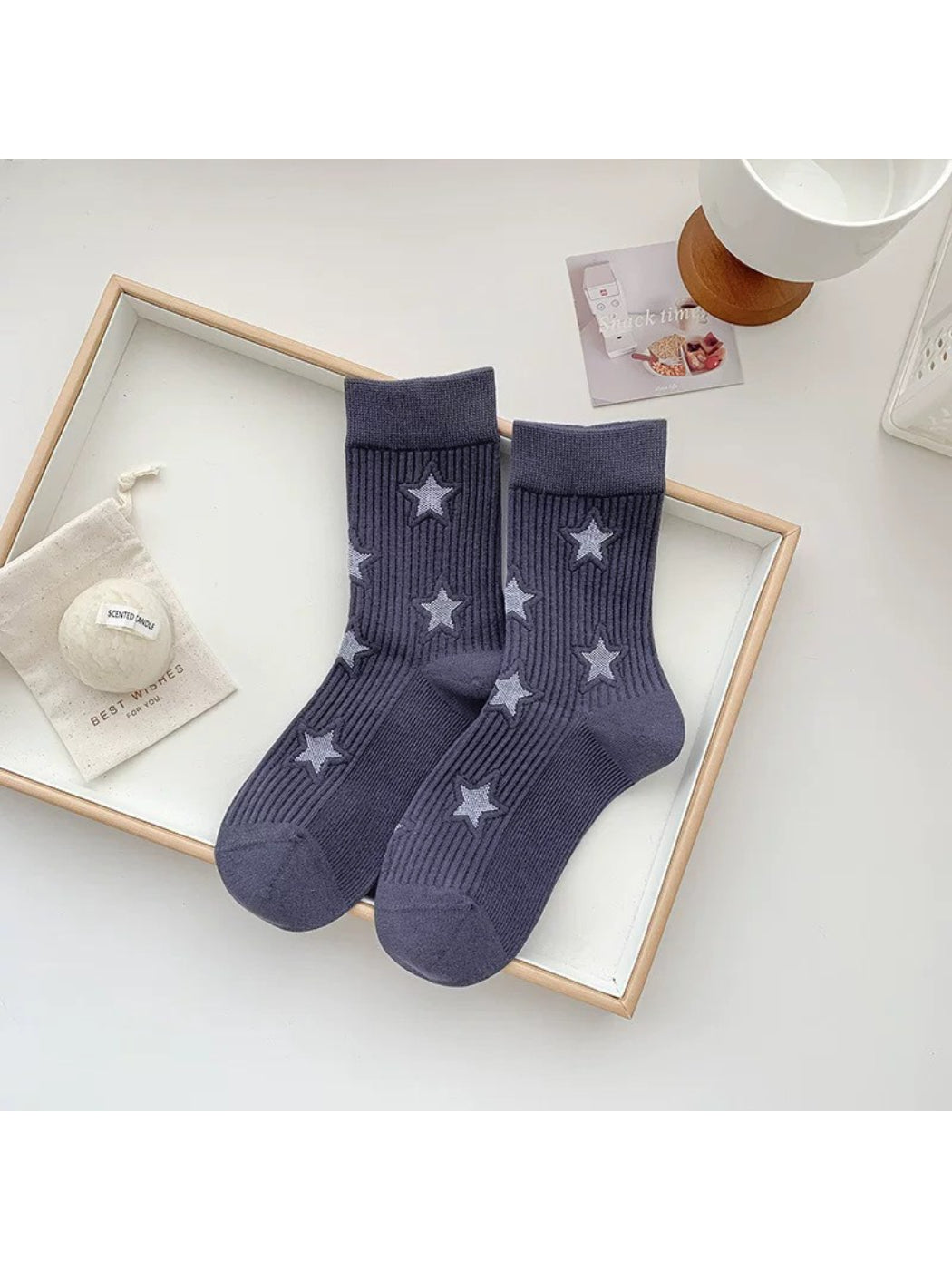 Rufia - Star Pattern Crew Socks product image 5