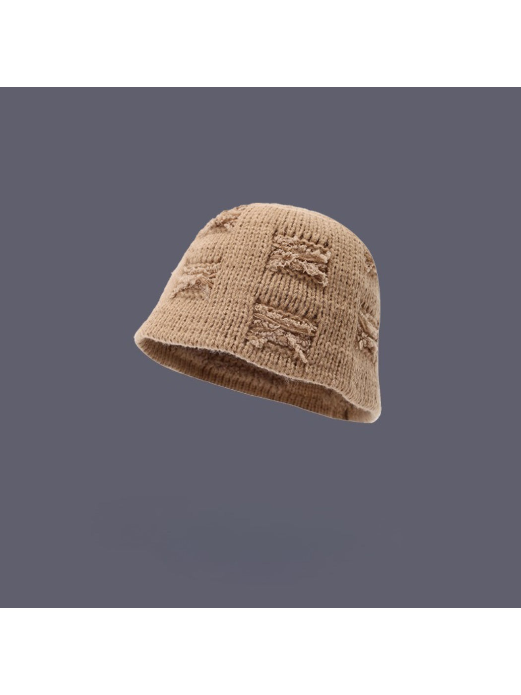Haila - Textured Knit Bucket Hat