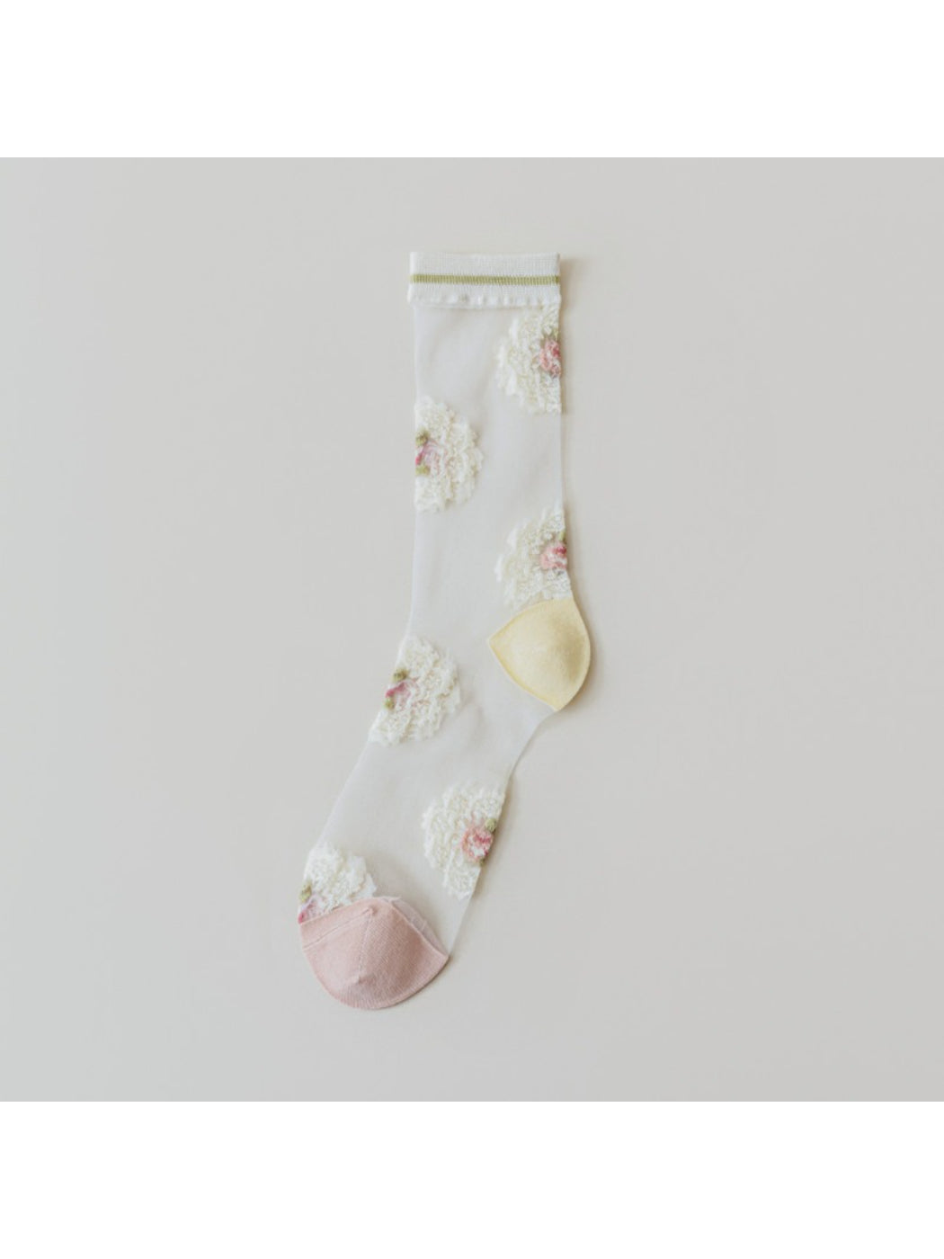 Rufia - Sheer Floral Lace Crew Socks product image 4