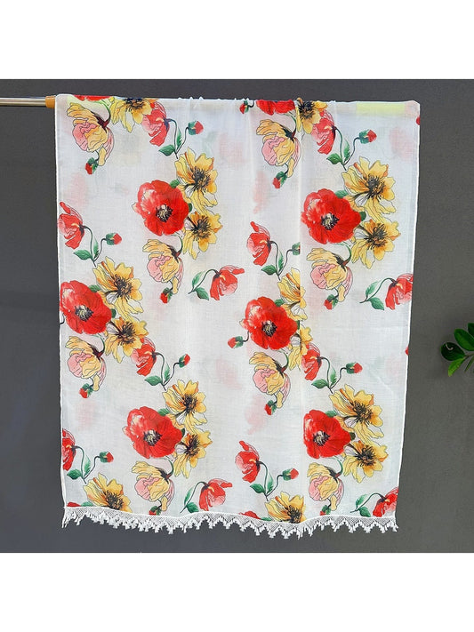 Scarvii - Summer Bright Floral Wrap Scarf