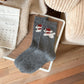 Rufia - Thickened Mid-Calf Socks with Dog Pattern