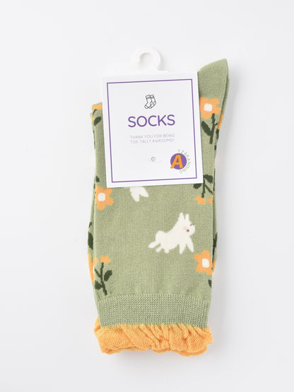 Rufia -  Green Series Women's Crew Socks