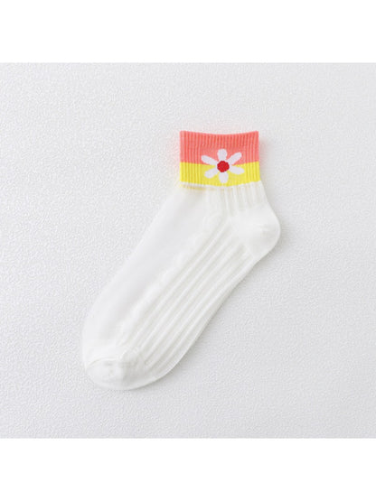 Rufia - Sheer Daisy Ribbed Crew Socks product image 5