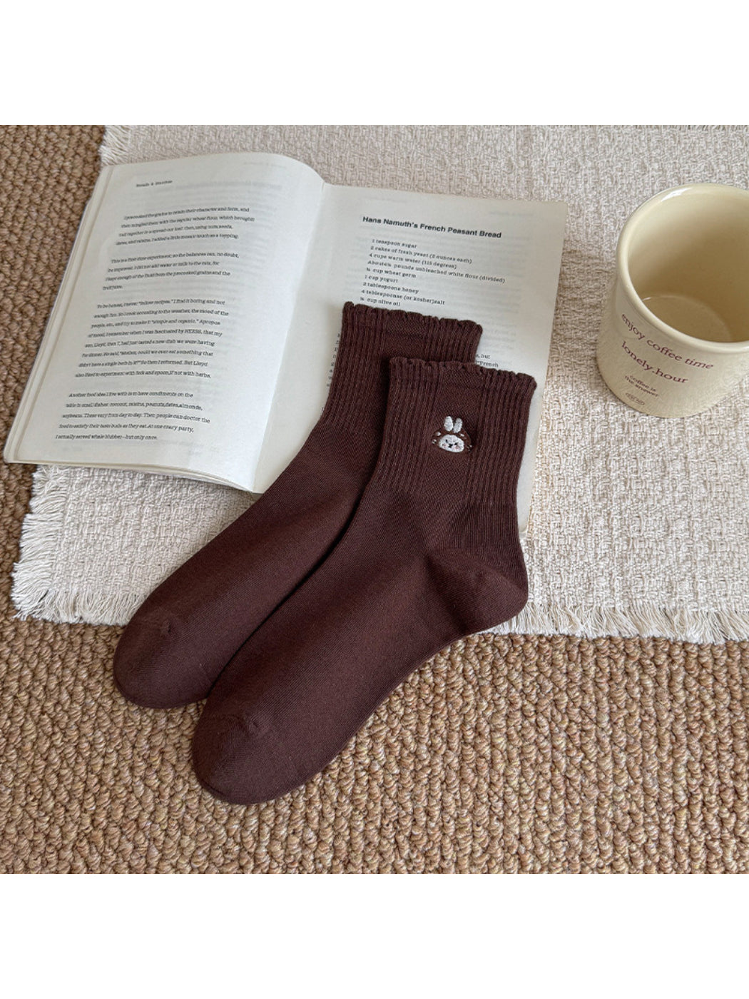 Rufia - Casual Cute Cozy Crew Socks