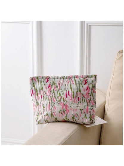 Cosbai - Tulip Bloom Cosmetic Bag