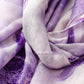 Scarvii - Gradient Style Scarf with Iris Print