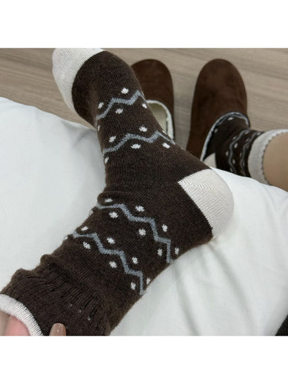 Rufia - Thick Everyday Casual Crew Socks