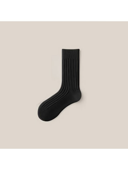 Rufia - Solid Color Everyday Crew Socks