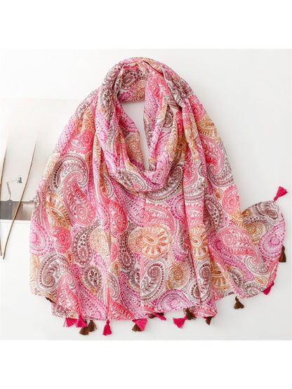 Scarvii - Flowing Paisley Pattern Everyday Scarf