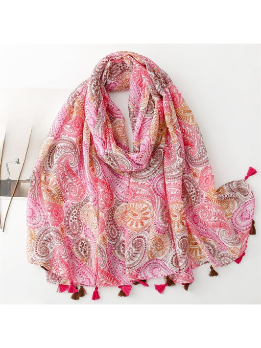 Scarvii - Flowing Paisley Pattern Everyday Scarf