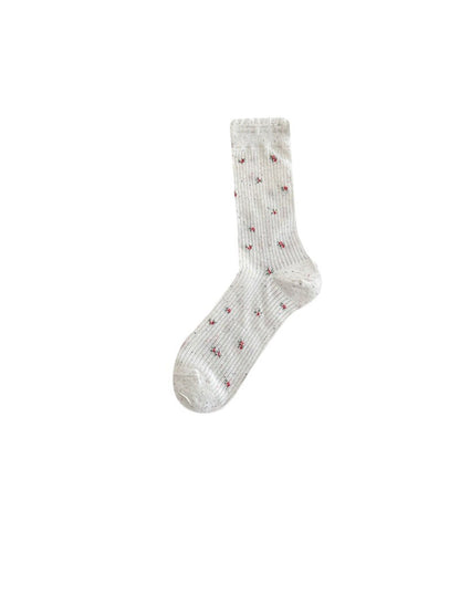Rufia - Vintage Mini Floral Knit Crew Socks product image 2