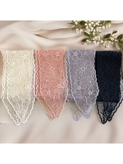 Scarvii - Floral Lace Tie Styling Scarf