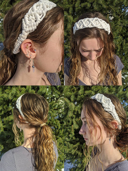 Scarvii - Bohemian Braided Rope Headband & Hair Accessory