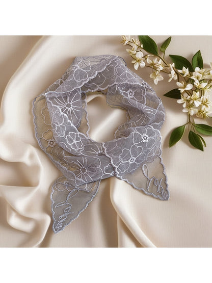 Scarvii - Floral Lace Tie Styling Scarf