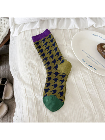Rufia – Colorful Knit Socks in Bold Patterns