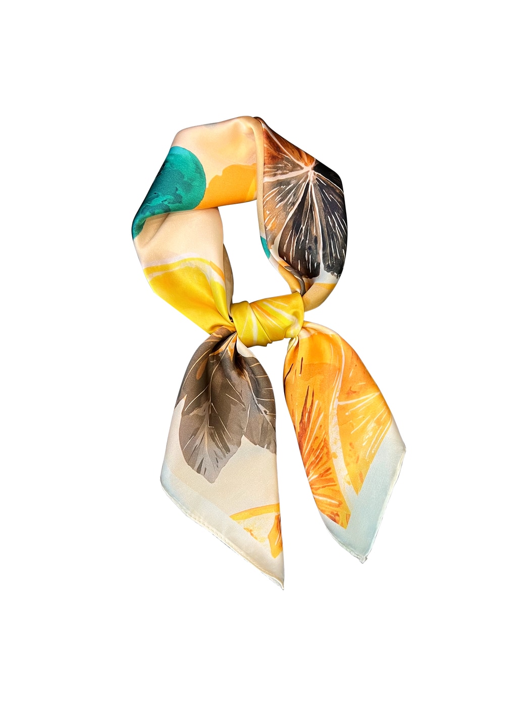 Scarvii - Simple Fruit Pattern Fashion Square Scarf