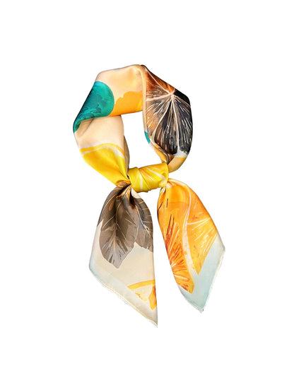 Scarvii - Simple Fruit Pattern Fashion Square Scarf