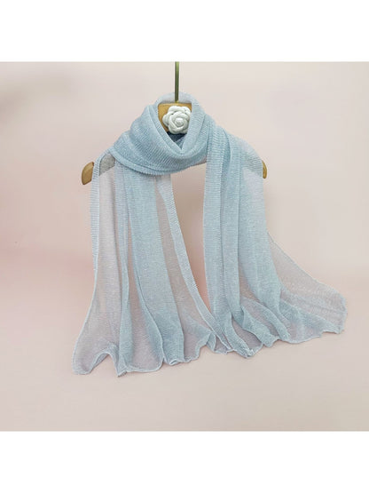 Scarvii - Elegant Solid Color Summer Wrap Scarf