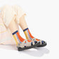 Rufia - Multi-color Knitted Short socks