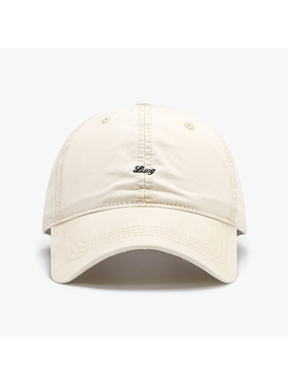 Haila - Curved Brim Round Crown Baseball Cap