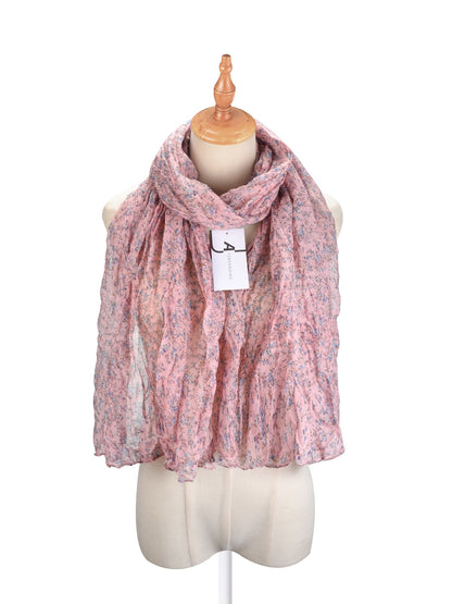 Scarvii - Ditsy Floral Crinkle Lightweight Scarf