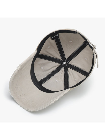 Haila - Solid Color Round Crown Everyday Baseball Cap