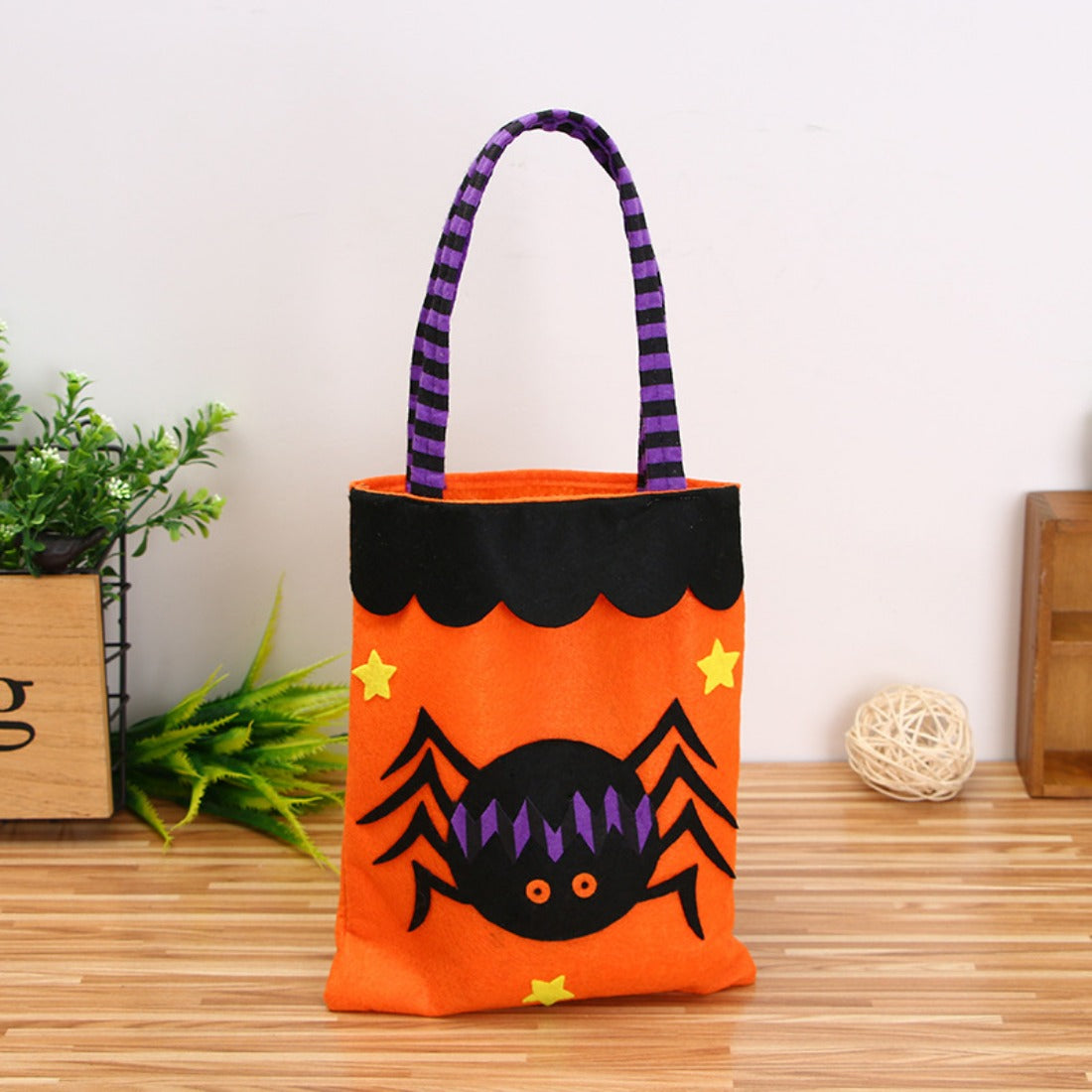 Cosbai - Halloween Themed Tote Bag with Cute Design