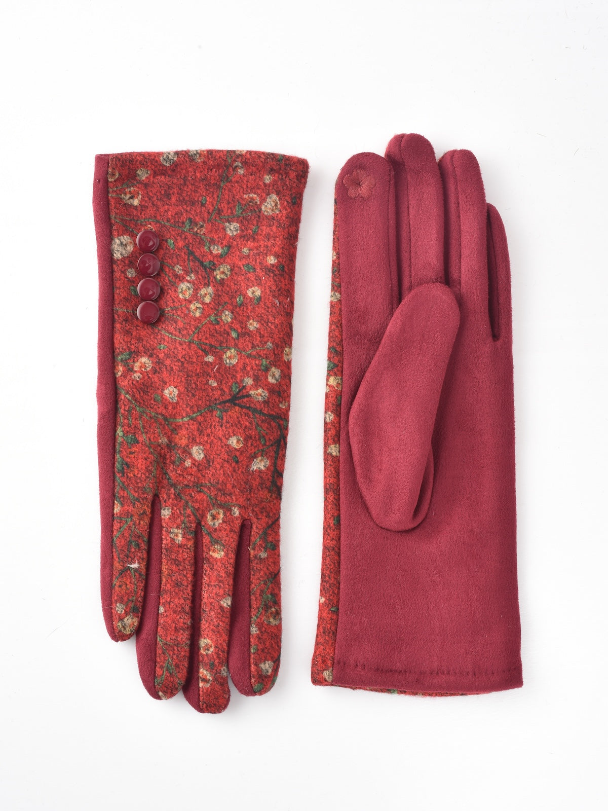 Gloving - Winter Floral Touchscreen Warm Gloves