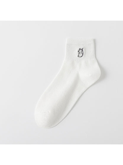 Rufia - Line Art Cat Crew Socks product image 6