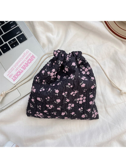 Cosbai cartoon drawstring pouch featuring a variety of cartoon character prints