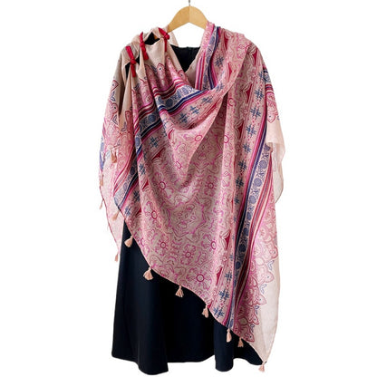 Scarvii - Boho Summer Shawl Scarf With Fringe - 6 Patterns